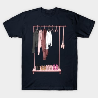 clothes on a rack art T-Shirt